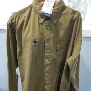 Brand New Moss Green Columbia shirt
